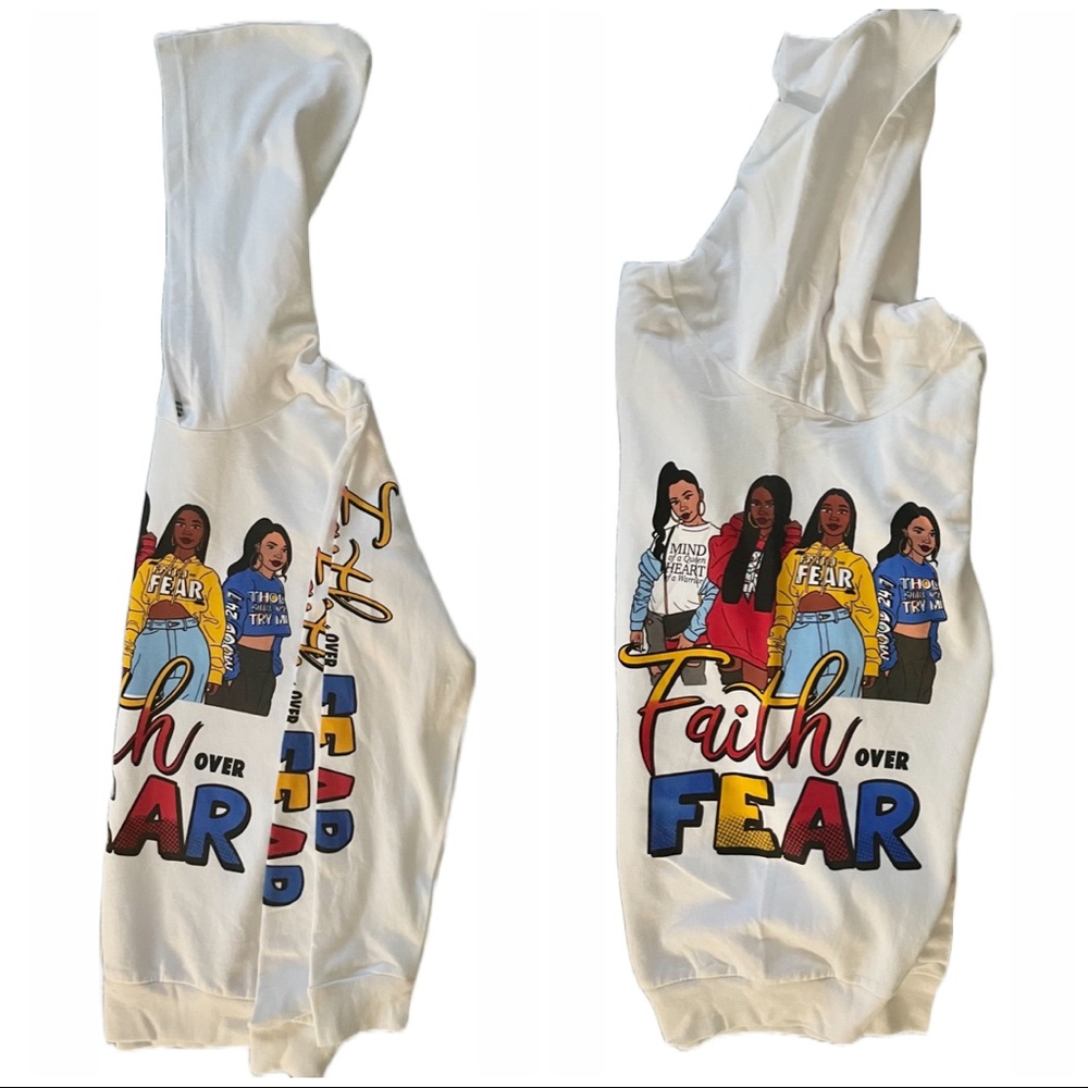On Fire brand girls hoodie